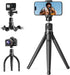 UBeesize Camera Tripod with Remote, Flexible Stand with Phone Holder and Action Camera Mount Adapter for iPhone Samsung