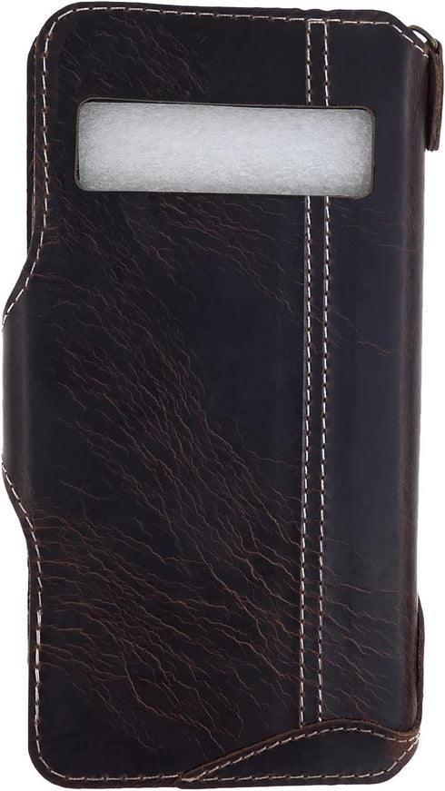 Yogurt 8 5G, 8 Case for Google Pixel Pro - Genuine Leather Wallet Cover for Pixel Pro, Handmade Oil Leather