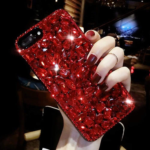 Bling Diamond Case for iPhone 12/iPhone 12 Pro 6.1", Aearl 3D Luxury Sparkle Crystal Rhinestone Phone Cover