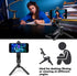 Zeadio Mini Smartphone Tripod Grip Stabilizer, Desktop Stand with Phone Holder for All iPhone and Android Smartphones