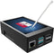 JUN-ELECTRON Mini Monitor for Raspberry Pi 5, 3.5 Inch Monitor with Metal Case