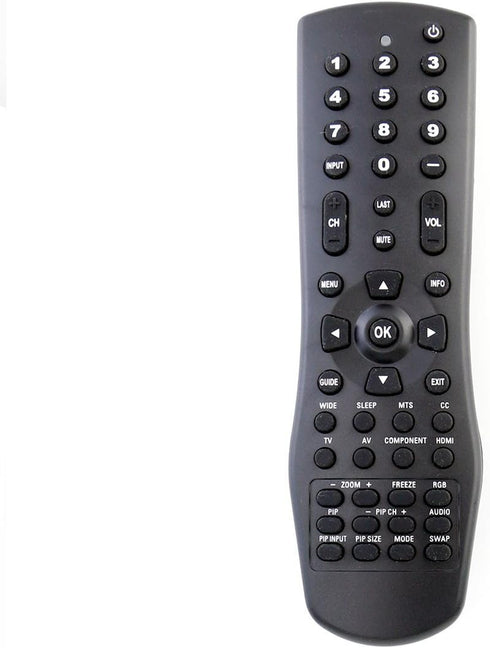 New VR1 TV Remote Control for Vizio TV Models - VW42L, VX42L, VW37L, VX37L, VW26L, VW22L, VX52L, VU42L, VS42L, VA26L,