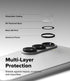 S26 S26 2 Pack Ringke Camera Lens Frame Glass for Samsung Galaxy and Plus Camera Lens Protector [Individual Lens