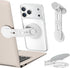 ALAFLY Magnetic Laptop Phone Holder, Foldable Hidden Mount Compatible with iPhone 17/16/15/14/13 &