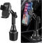 Sandfren Car Cup Phone Holder, 360 Rotation Carbon Fiber Vehicle Cup Cellphone Holder