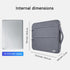V Voova Laptop Sleeve Carrying Case 13-13.6 Inch for MacBook Air/Pro, Surface Laptop, Slim Cover Bag (Grey)
