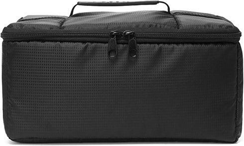 Camera Insert Bag, Water Resistant Portable Inner Bag for DSLR SLR Camera, Shockproof Padded Storage, Black