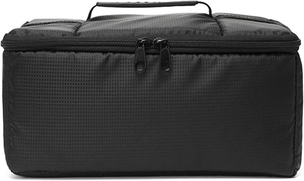Camera Insert Bag, Water Resistant Portable Inner Bag for DSLR SLR Camera, Shockproof Padded Storage, Black