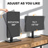 Single Monitor Stand VESA Mount for 13-32 Inch Screens, Free-Standing Riser with Swivel Tilt Rotation