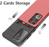 GOOSPERY Sky Slide for Galaxy S21 Ultra Case 6.8" (2021), Card Holder Case, Dual Layer Protective Bumper with Wallet