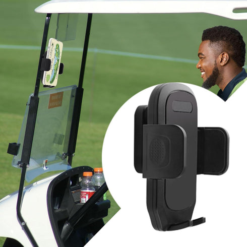 Golf Cart Magnetic Phone Holder Mount, Ultra Strength 6*N52 Magnets Cell Phone Caddy Compatible with EZGO Club Car