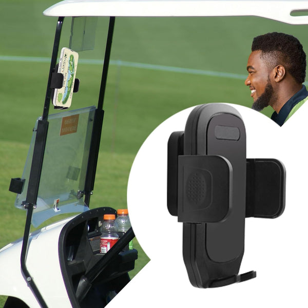 Golf Cart Magnetic Phone Holder Mount, Ultra Strength 6*N52 Magnets Cell Phone Caddy Compatible with EZGO Club Car