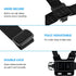 Sametop Head Mount Strap Chest Mount Harness Chesty Kit Compatible with GoPro Hero 12, 11, 10, 9, 8, 7, 6, 5, 4, Session, 3+, 3, 2, 1, Hero (2018), Fusion, Max, DJI Osmo Action Cameras