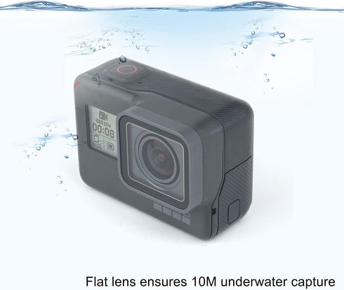Replacement Lens Cover for GoPro Hero 5 6 7 Black, Glass Protector Lens Cap Spare Repair Part
