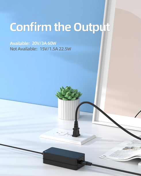 20V AC Charger for Theragun Elite G4 G3 Pro, Replacement Power Supply Adapter Cord