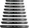 9 Pieces Step Down Ring Camera Lens Filter Metal Rings, Compatible with All Brands UV ND CPL (49-40.5mm, 52-49mm,