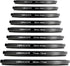 9 Pieces Step Down Ring Camera Lens Filter Metal Rings, Compatible with All Brands UV ND CPL (49-40.5mm, 52-49mm,