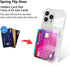 Wallet Case for iPhone 15 Pro, Shockproof Hybrid with 3-4 Credit Card Holder Slots, Heavy Duty Clear Cover Compatible