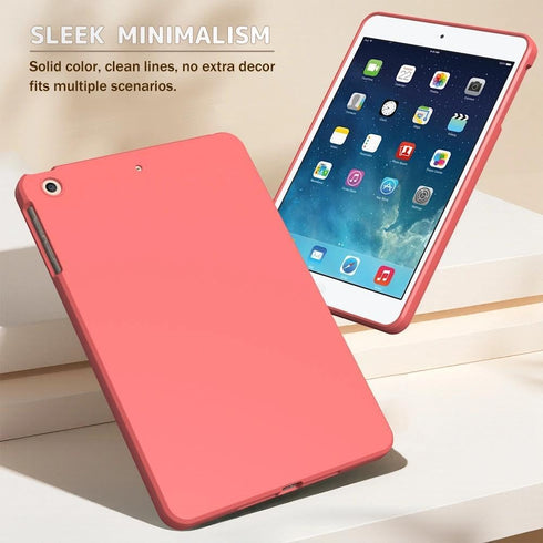 GUNPRIO 1 2 3, 7.9-inch, Red Case for iPad mini / Mini / Mini Ultra Slim, Soft, Flexible TPU Skin Bumper Back Cover
