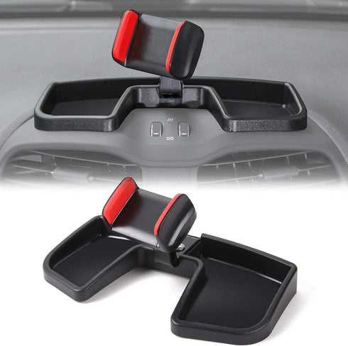 CheroCar Cellphone Multi-Mount Phone Bracket Holder Kit with Storage Box for Jeep Renegade 2015-2025 (Phone Holder-B)