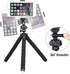 UBeesize Premium Flexible Phone Tripod with Remote and Phone Mount, Mini Tripod Stand for Camera, GoPro