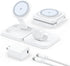 ADADPU 2026 Magnetic Wireless Charging Station - 3 in 1 Foldable Charger Stand