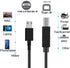 6FEET 2.0 2.0 GuangMaoBo Micro USB to Printer Cable,USB to USB Type B Cable,Android Phone pc to Printer Cable