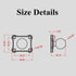BRCOVAN 2 PCS, 1'' Ball Mount Base with Aluminum Alloy 4-Hole AMPS Square Plate & 1'' TPU Ball Adapter