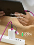 AINOPE 10FT USB C to USB C Cable - Fast Charging for iPad Pro, iPhone 15 Pro Max, MacBook, Samsung Galaxy S24.