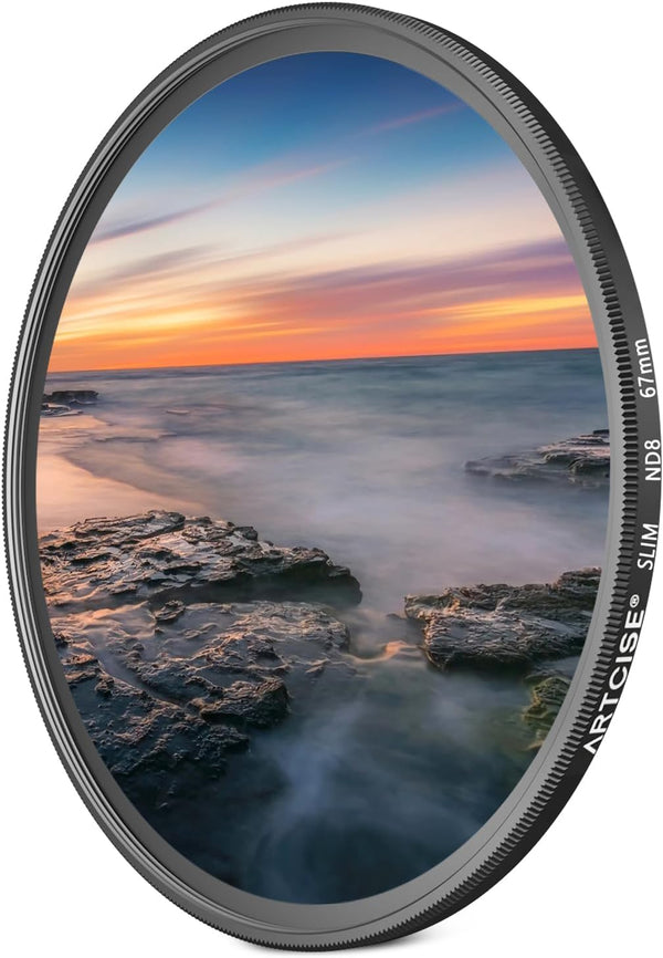 ARTCISE ND8 Neutral Density Camera Lens Filter Professional Multi-Coated ND Filter Ultra Slim