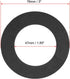 uxcell 3 Inch Black EVA Foam Speaker Edge Surround Rings Replacement Parts for DIY or Speaker Repair