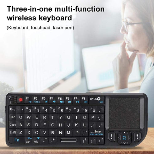 2.4G Pocket Mini Keyboard - Mini USB Keyboard with Touchpad Mouse for Windows 2000/XP/Vista/7/OS 10.x