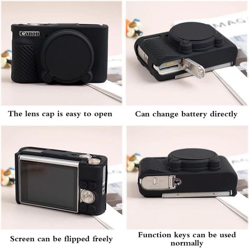 Screen Protector (2+1 Pack) for Kinokoo SX730/SX740, Tempered Glass Film Anti-Scratch and Soft Silicone Case