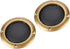 Zopsc 2PCS Protective Cover Shatter Resistant 2 inch Stereo Speaker Mesh Cover with Screws (Gold)