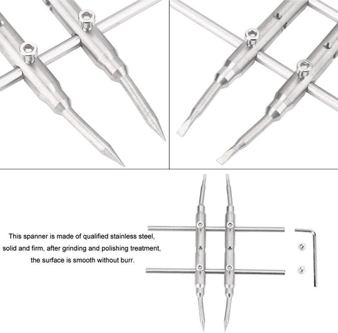 Professional Camera Lens Spanner Wrench, Repair Tool for DSLR Lens Maintenance