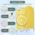 Jnbasdffb Summer 7.2 Lemon Wedding Arch Cover, Stretchy Spandex Arch Backdrop Stand Covers FT, Modern Oil Painting