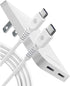 Flat 2-Port USB C Wall Charger, Ultra Slim Dual Power Adapter with Type-C Cable (20W) for Fast Charging iPhone 15, Pro