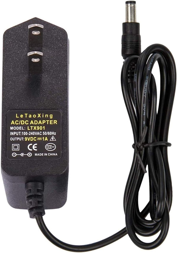 AC DC 9V 1A Power Supply Adapter, 1000mA Wall Charger for ADSL Router Arduino, 5.5mm x 2.5m