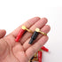 10pcs Right Angle Banana Plugs - 4mm/0.16" 90 Degree Speaker Connector in Red and Black for Audio Connections