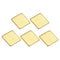 DMiotech 5 Pack 12 x 12 x 1mm IC Chips Heatsink Copper Pad Thermal Kit for PC Laptop Cooling