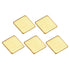 DMiotech 5 Pack 12 x 12 x 1mm IC Chips Heatsink Copper Pad Thermal Kit for PC Laptop Cooling