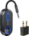 FMIIFMS Bluetooth 5.4 Transmitter Receiver for 2 AirPods/Headphones, 2-in-1 Bluetooth Audio Adapter for