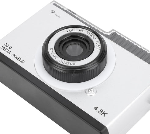 48M 1080P 8X MP3 Retro Compact Digital Camera Zoom with Playback Filters Frames Screen for Photography Enthusiasts