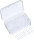 Sumind 200 Pieces O Ring Keyboard, O Rings Keycaps, Clear Rubber Keycap Dampeners