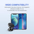 2 Pack Magnetic Phone Car Mount, Strong Magnet Cell Phone Holder with 4 Metal Plates, 360° Rotation & Adjustable View,