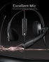 Wired Headset with Microphone for PC Laptop - 3.5mm Jack On Ear Headphones with Noise Cancelling Microphone for Boom Skype Webinars, in-line Control,Comfortable