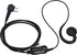 2-Pack Walkie Talkie Earpieces, 2.5mm/3.5mm 2-Pin Headset with PTT Mic for Motorola Radios