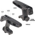 FocusFoto 1/4"-20 3/8"-16 3/8"-16 NATO Handle Grip for Lightweight DSLR Mirrorless Camera Cage Rig, Mini Top/Side