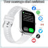 Smart Watch for Women Men, 2.01" with Heart Rate Monitor, Blood Oxygen, Sleep Monitor, Fitness Tracker, IP67