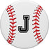 Baseball Player Letter J Initial PopSockets: Standard PopGrip | Baseball Gifts